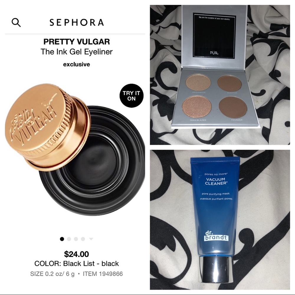 Bundle: PV Eyeliner, PUR face palette, Dr. Brandts